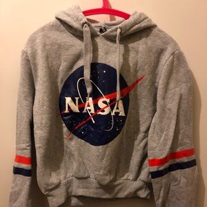 H&M cropped NASA hoodie
